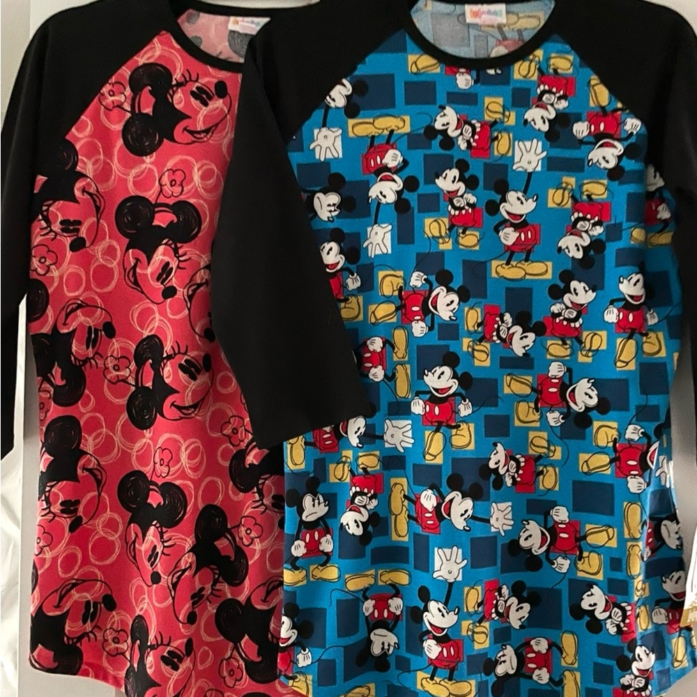 LuLaRoe Women's Tops - Black, Pink, Blue
